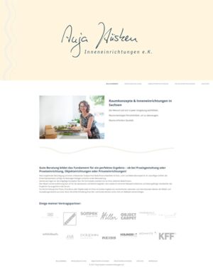 Webdesign und Grafikdesign für Anja Hüsken von Dirk Rietschel .visuelle kommunikation aus Radebeul